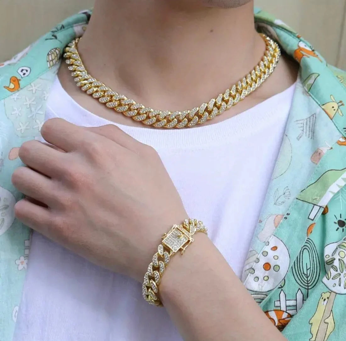 Iced Out chain + Bracelet