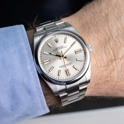 The Rolex Oyster Perpetual Silver