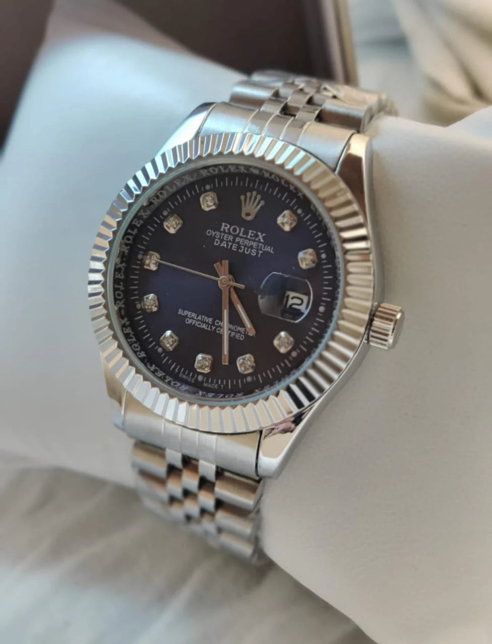 Rolex Silver Date just