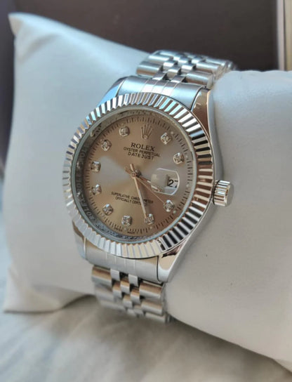 Rolex Silver Date just