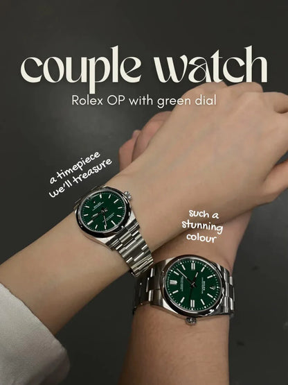 Rolex oster perpetual couple watches