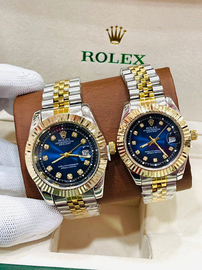 Rolex oster perpetual couple watches