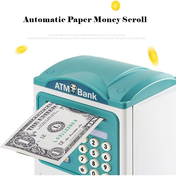 Fingerprint ATM Money Bank Box For Kids