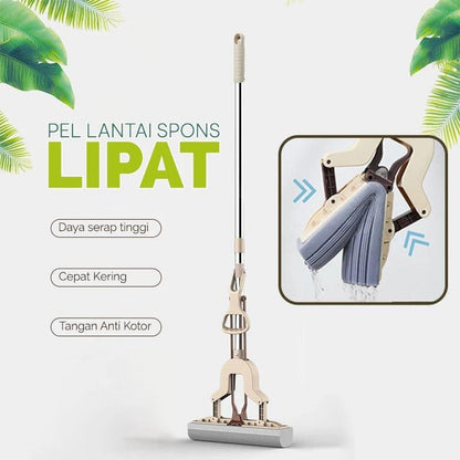 Sponge Mop with Adjustable Handle