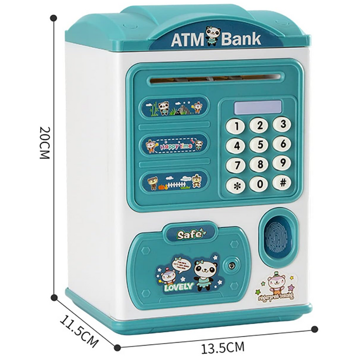 Fingerprint ATM Money Bank Box For Kids