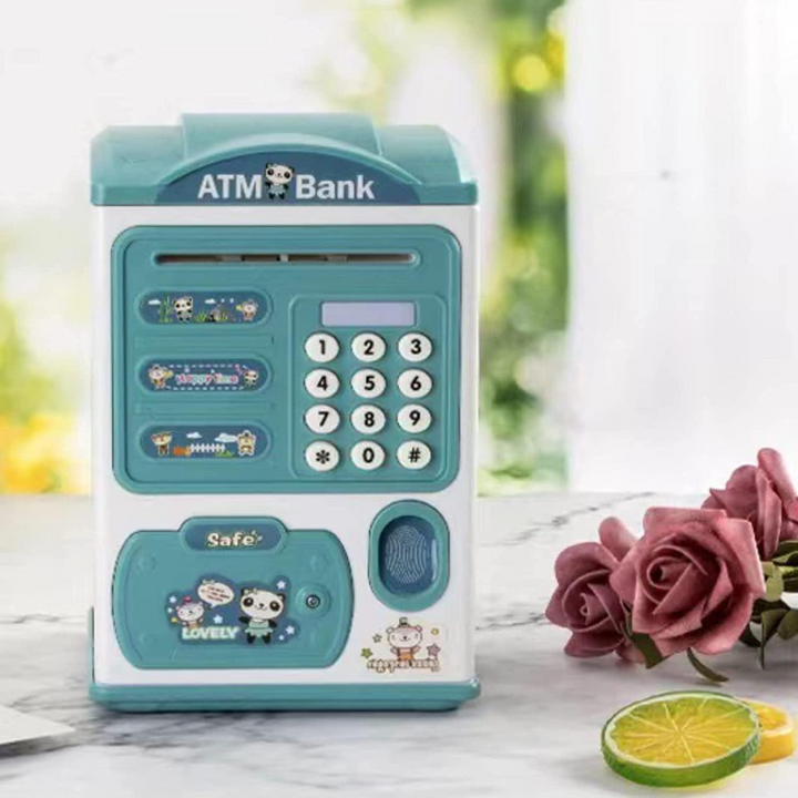 Fingerprint ATM Money Bank Box For Kids