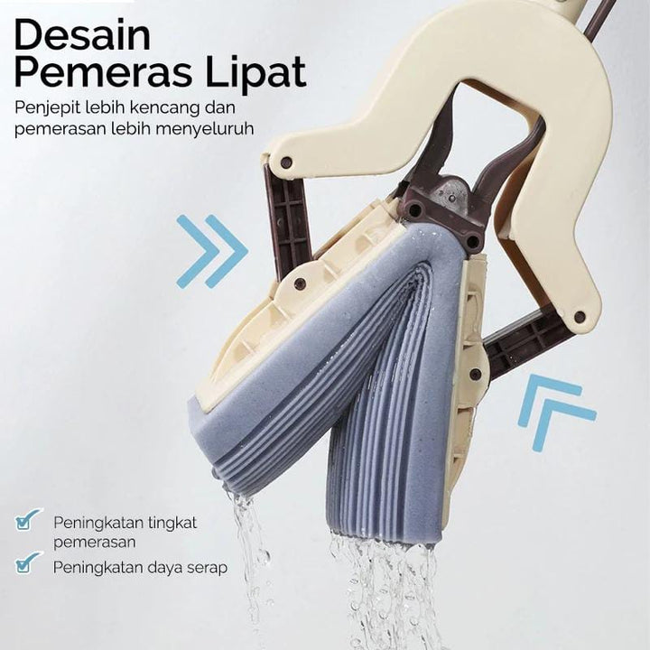 Sponge Mop with Adjustable Handle