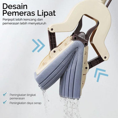 Sponge Mop with Adjustable Handle